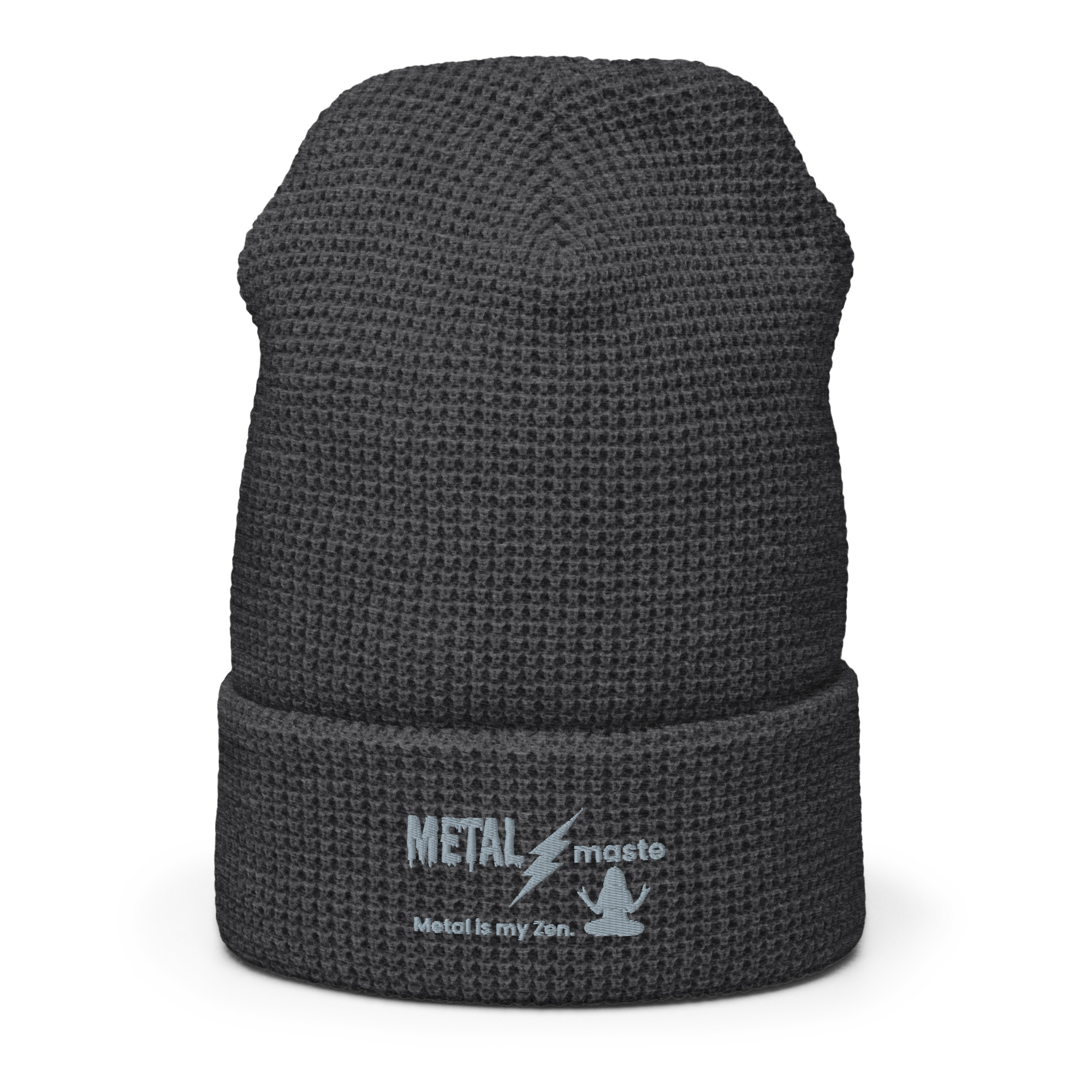 Heavy Metal Rock N Roll Inspired - Yoga Zen Waffle beanie - Image 6