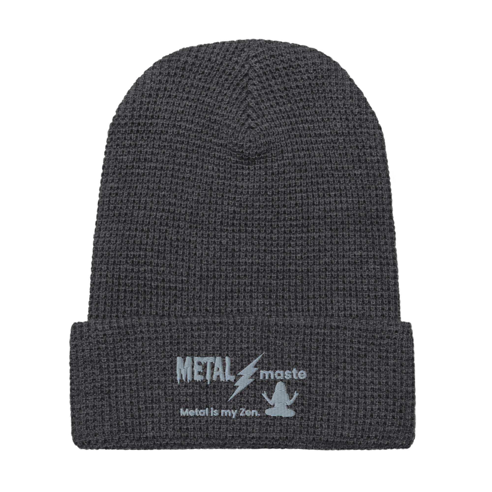 Heavy Metal Rock N Roll Inspired - Yoga Zen Waffle beanie - Image 5