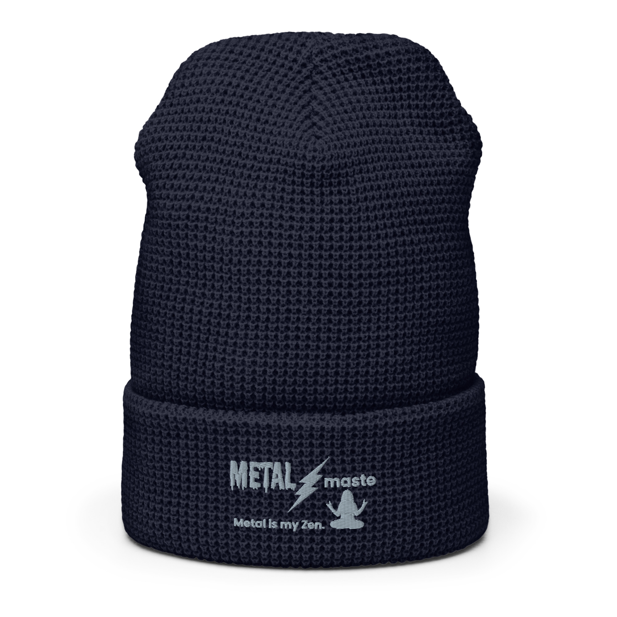 Heavy Metal Rock N Roll Inspired - Yoga Zen Waffle beanie - Image 4