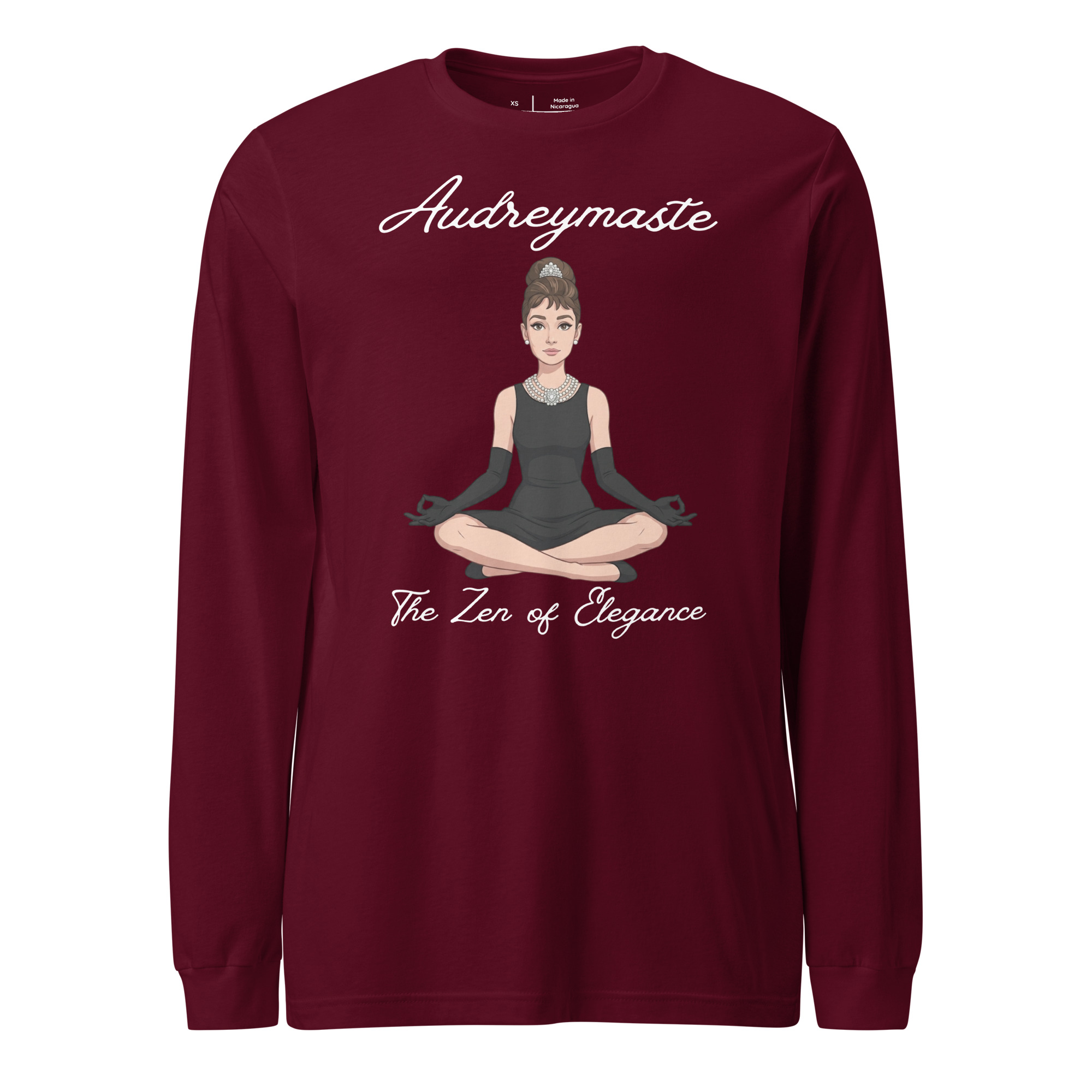 unisex-long-sleeve-tee-maroon-front-6a4eb0d448eafjpg - My Maste