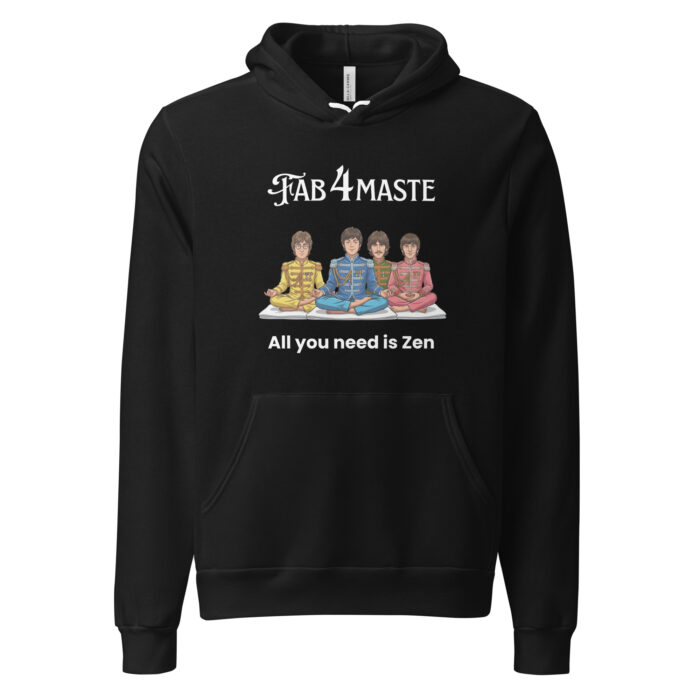Fab4maste! The Fab Four Beatles Lovers Fans Namaste Yoga Inspired - Unisex hoodie