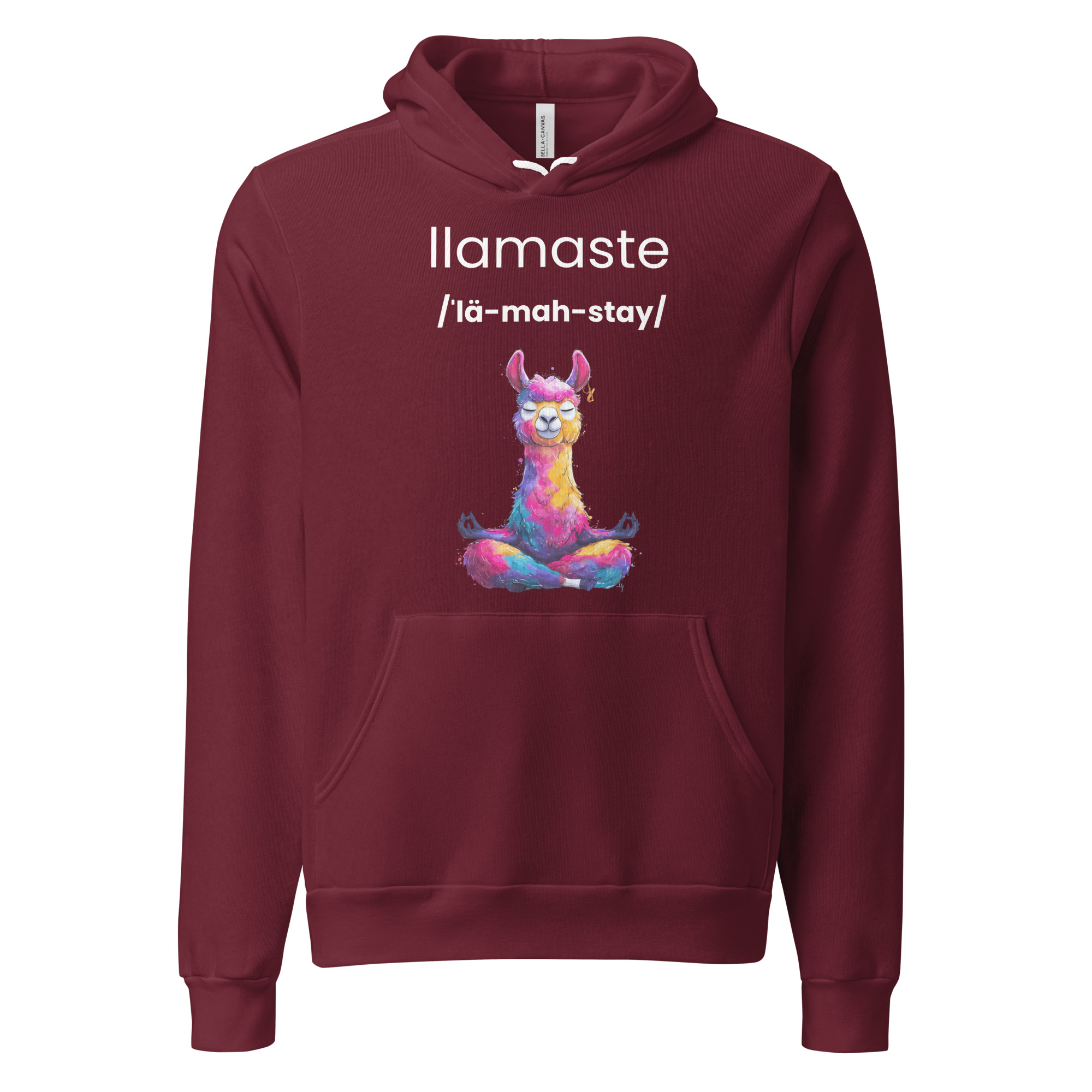 unisex-pullover-hoodie-maroon-front-6a5953490e8ffjpg - My Maste