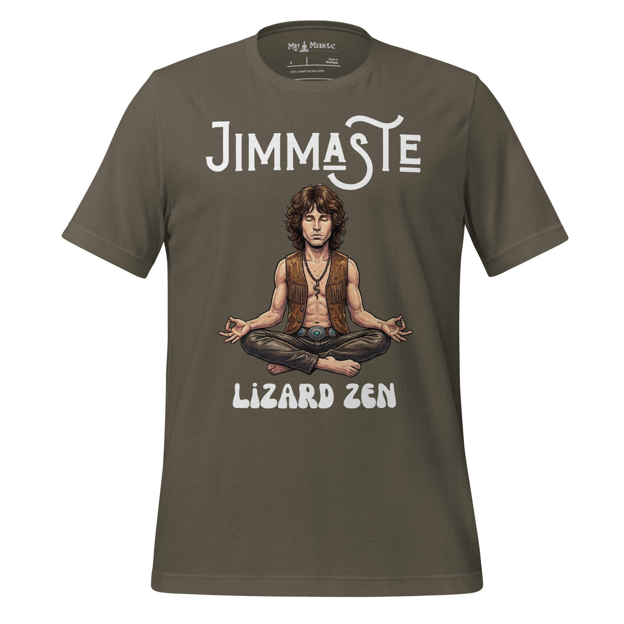 unisex-staple-t-shirt-army-front-6a452f9c52439.jpg - My Maste