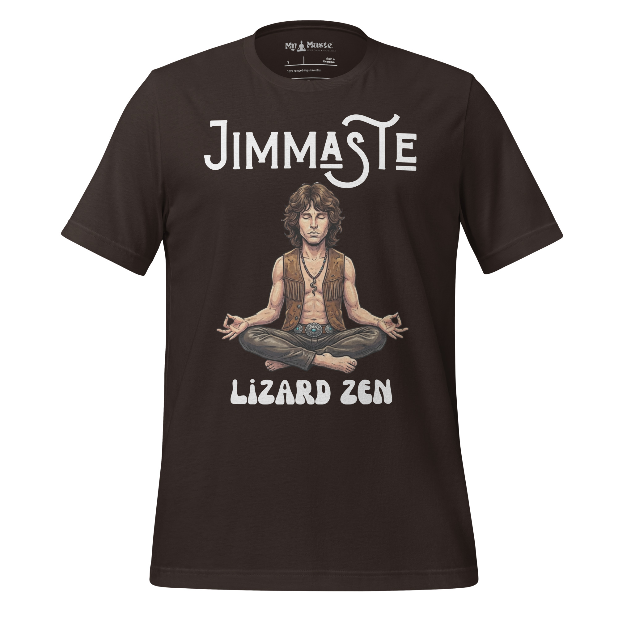 unisex-staple-t-shirt-brown-front-6a452f9c274a4.jpg - My Maste