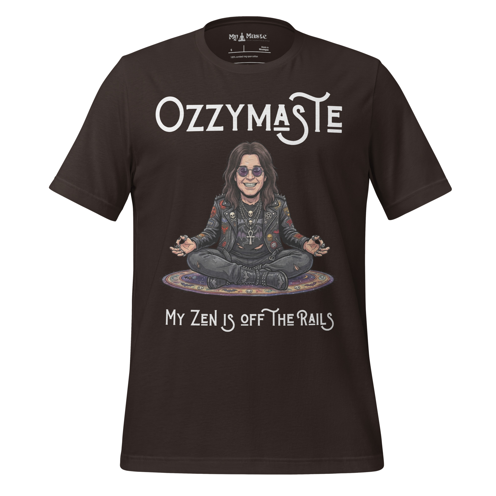 unisex-staple-t-shirt-brown-front-6a4d517e5b0c2.jpg - My Maste