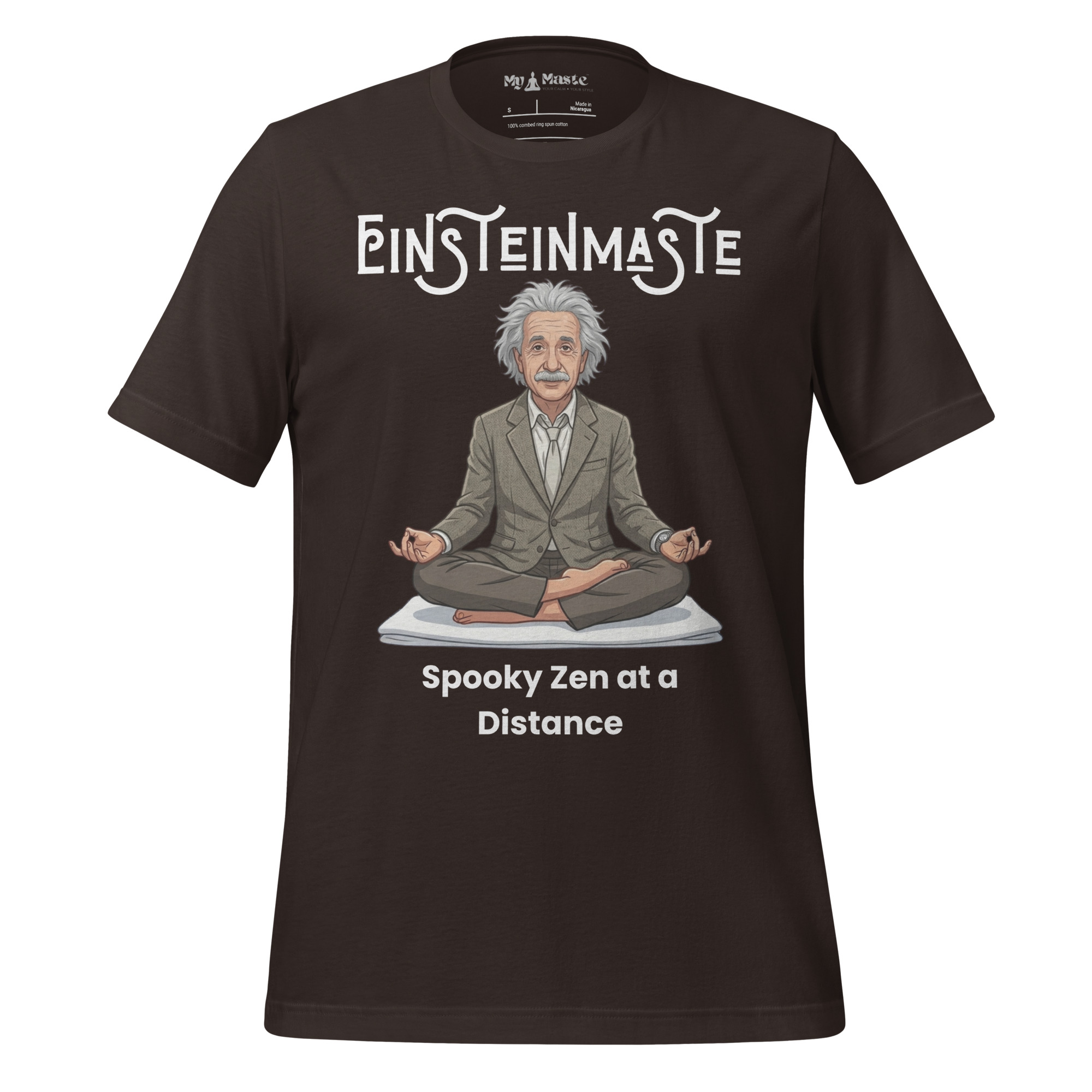 unisex-staple-t-shirt-brown-front-6a4d82547427b.jpg - My Maste