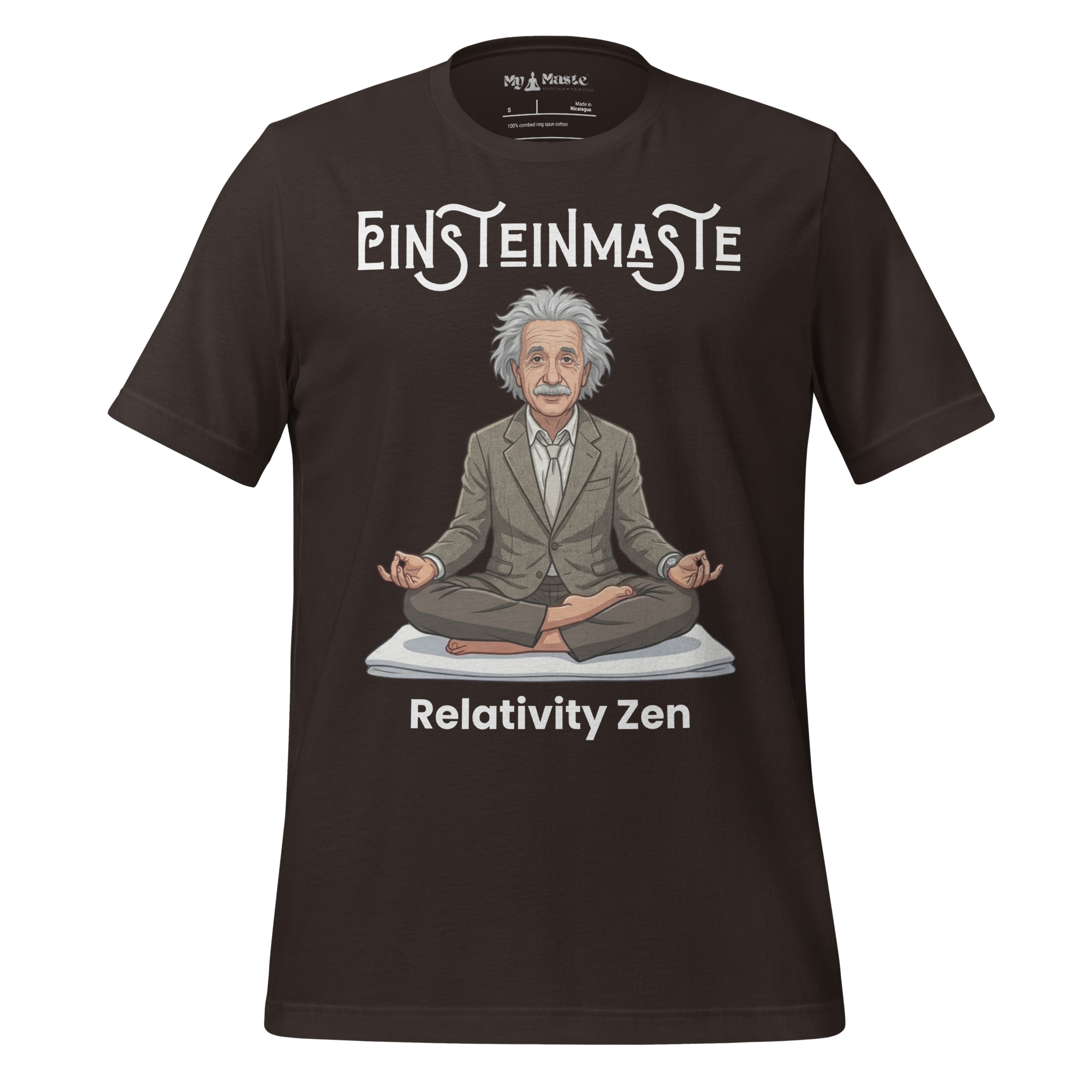 unisex-staple-t-shirt-brown-front-6a4d8a0301c2f.jpg - My Maste