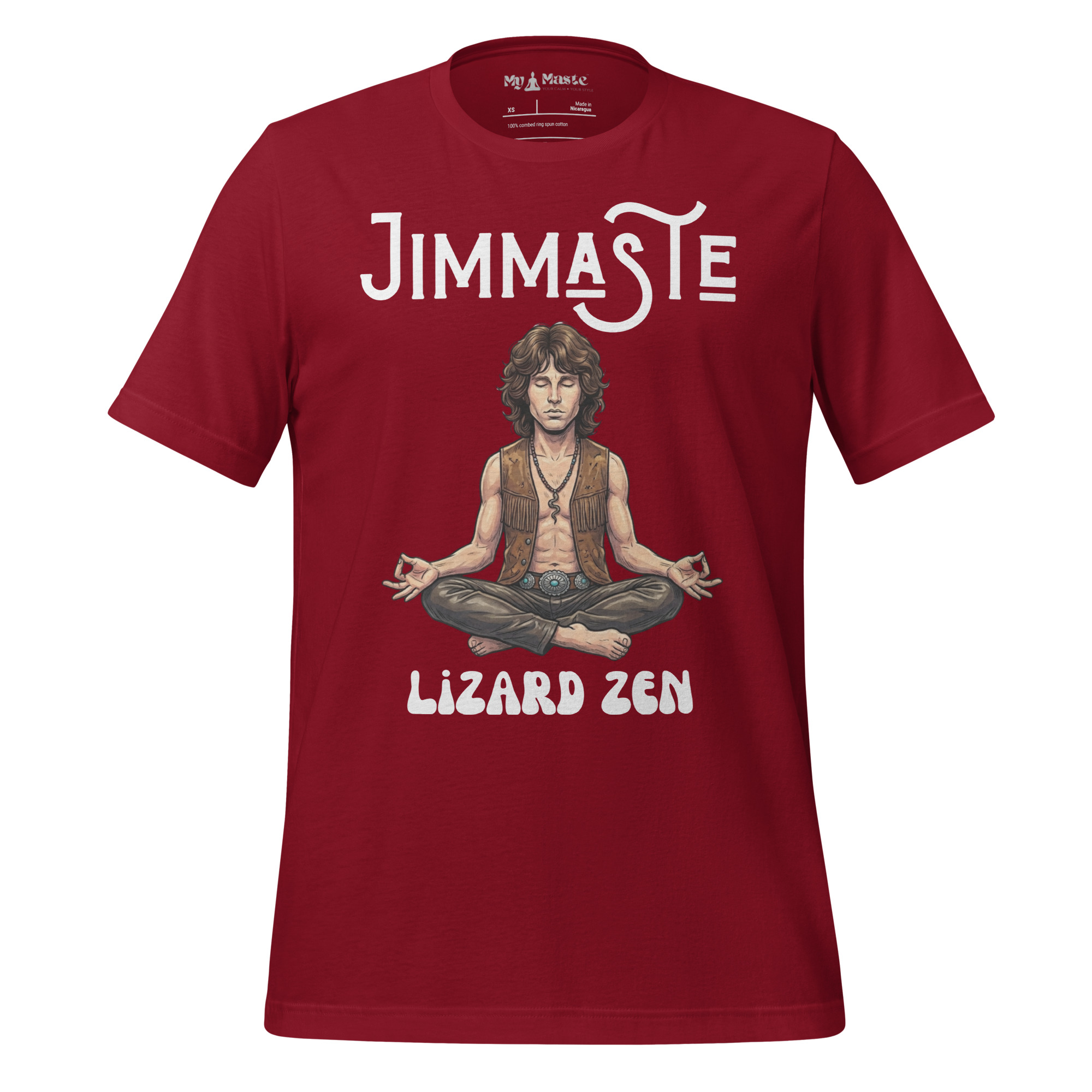 unisex-staple-t-shirt-cardinal-front-6a452f9c1e8db.jpg - My Maste