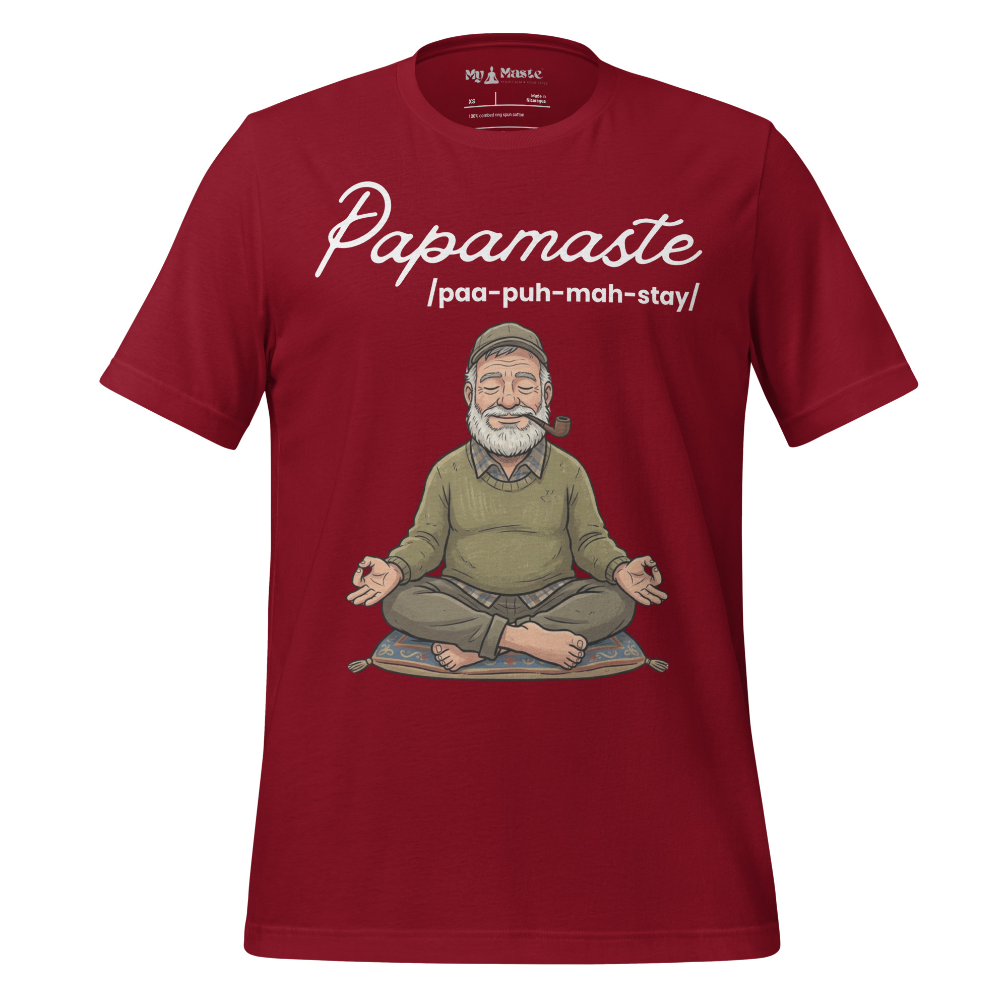 unisex-staple-t-shirt-cardinal-front-6a4d93a9847be.jpg - My Maste