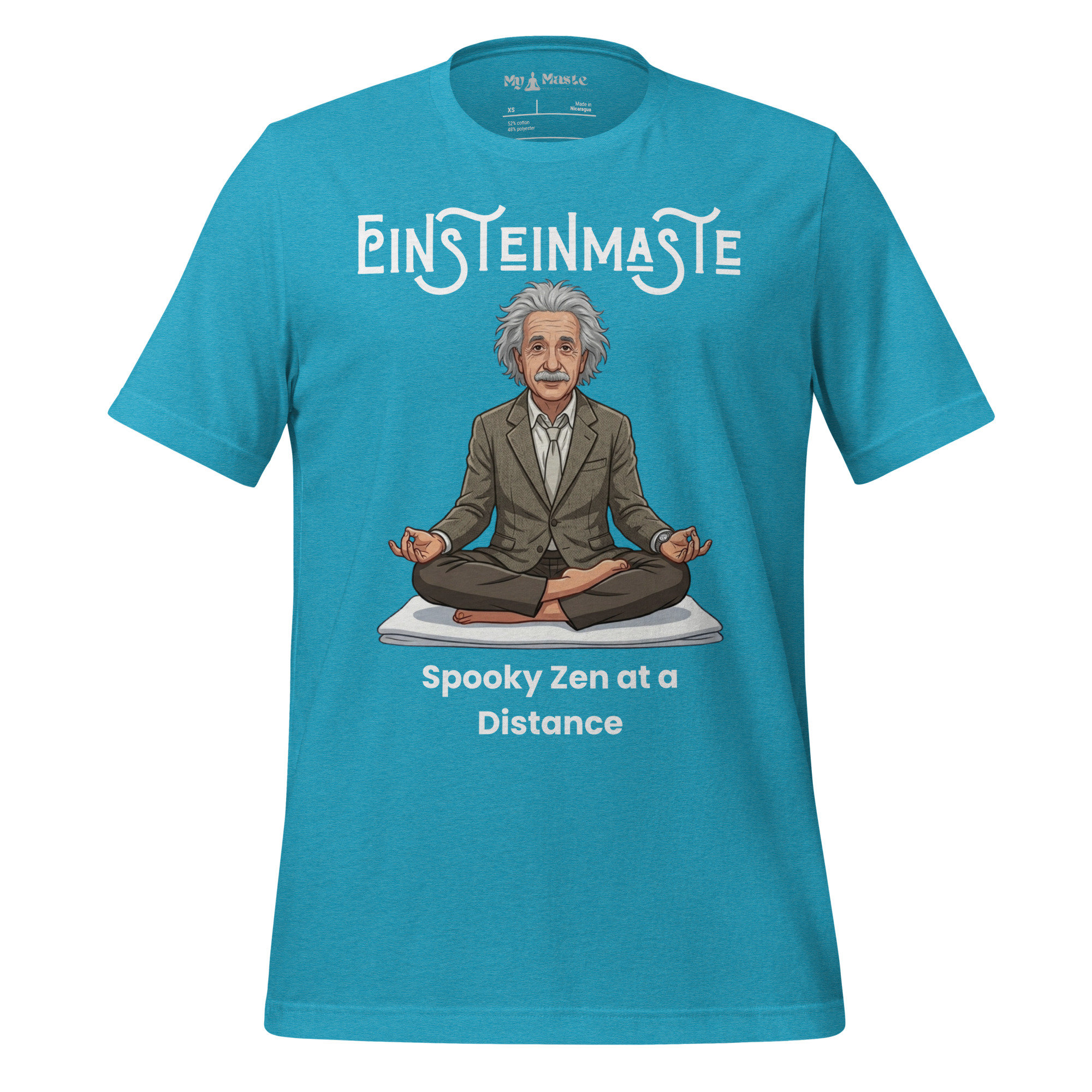 unisex-staple-t-shirt-heather-aqua-front-6a4d8254de5a0.jpg - My Maste