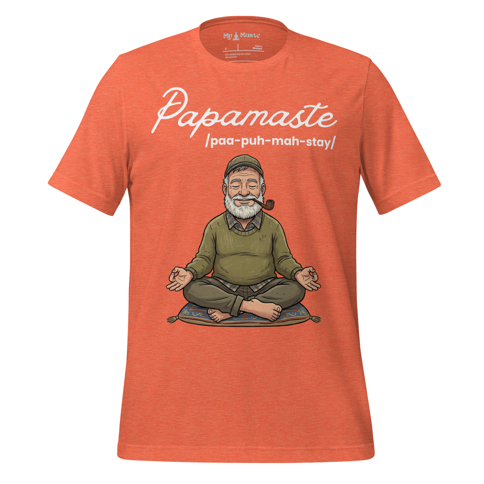 unisex-staple-t-shirt-heather-orange-front-6a4d93aa03709.jpg - My Maste