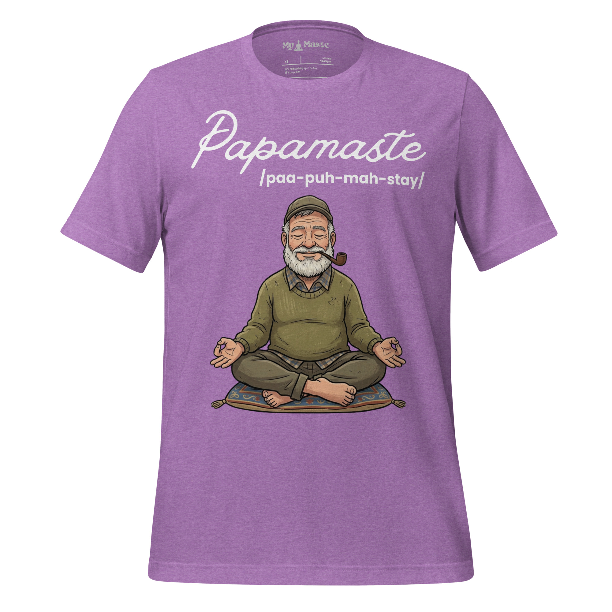 unisex-staple-t-shirt-heather-team-purple-front-6a4d93aa18800.jpg - My Maste