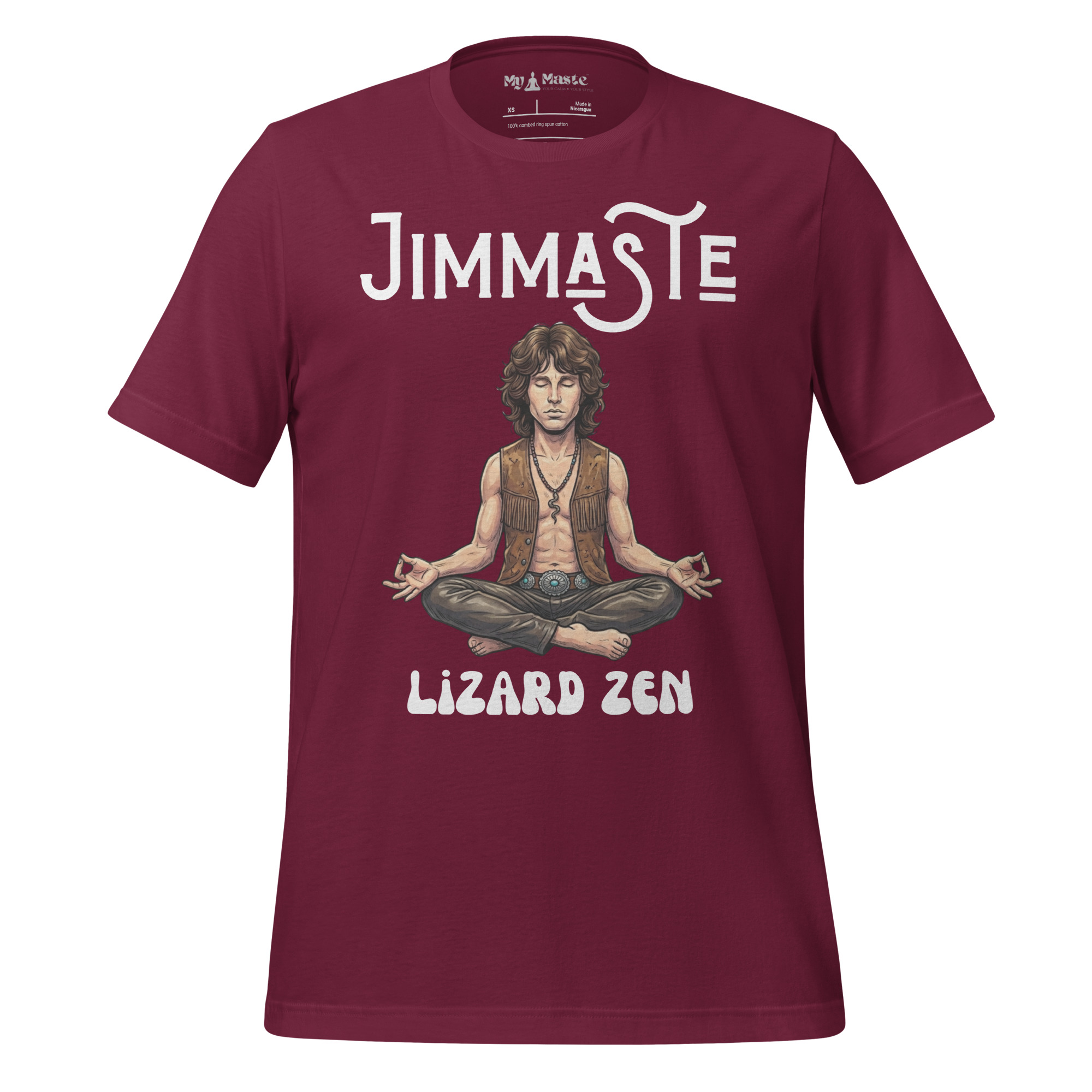 unisex-staple-t-shirt-maroon-front-6a452f9c43945.jpg - My Maste