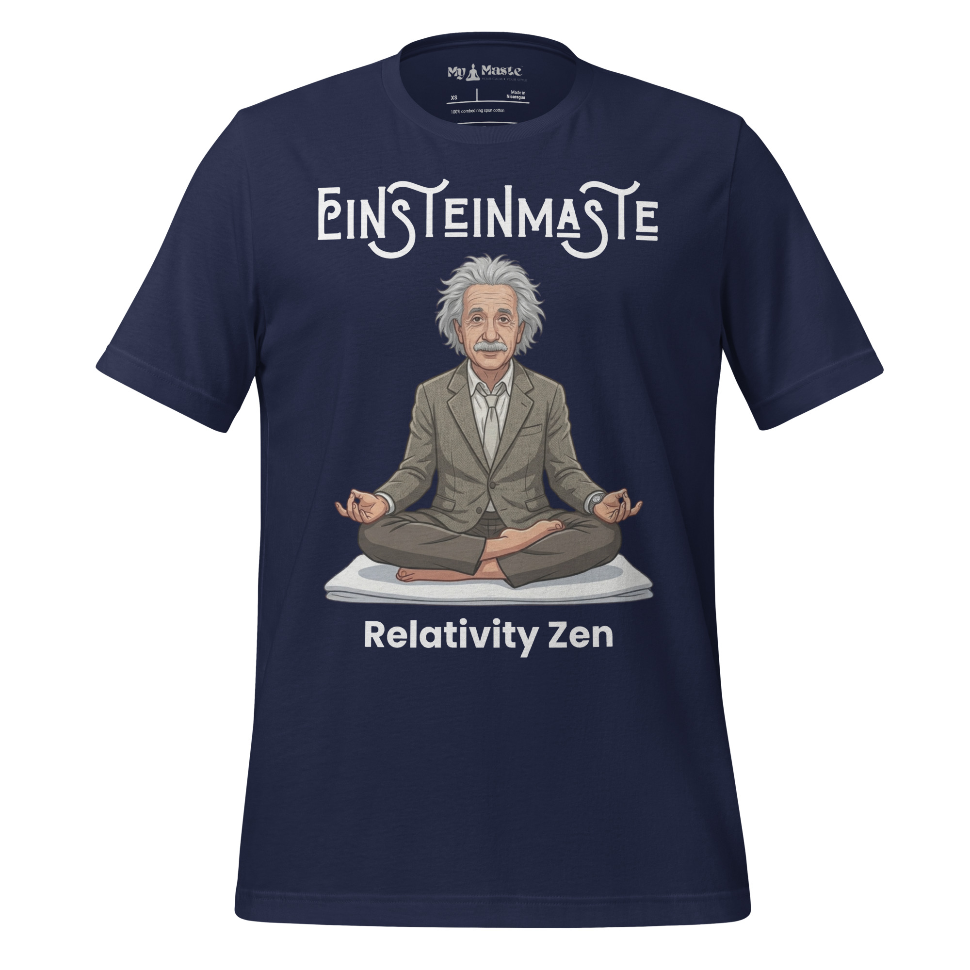 unisex-staple-t-shirt-navy-front-6a4d8a02e6280.jpg - My Maste