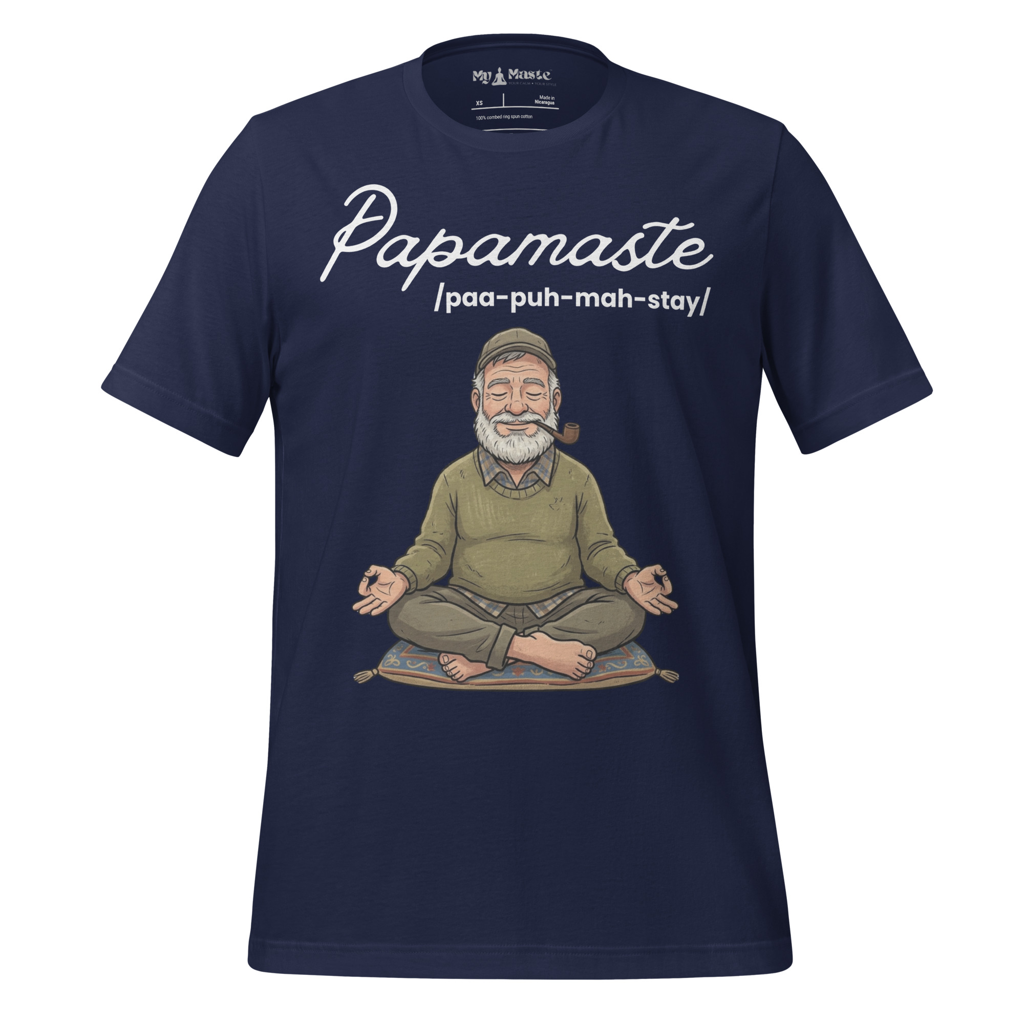 unisex-staple-t-shirt-navy-front-6a4d93a97904d.jpg - My Maste