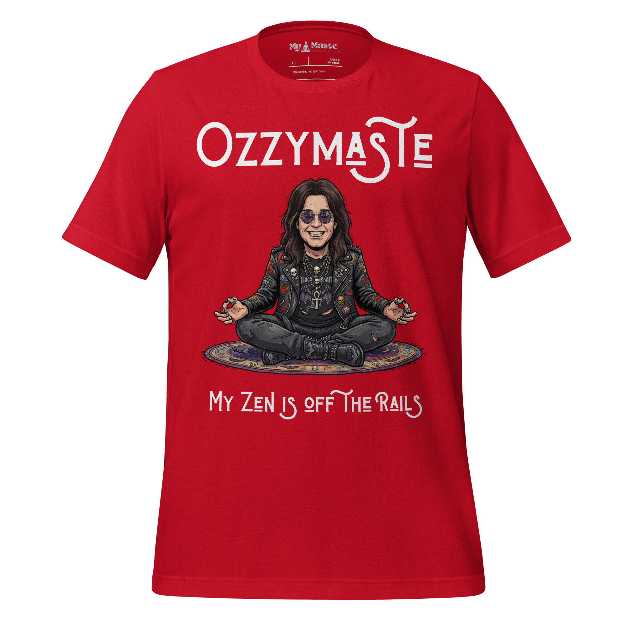 unisex-staple-t-shirt-red-front-6a4d517e73942.jpg - My Maste