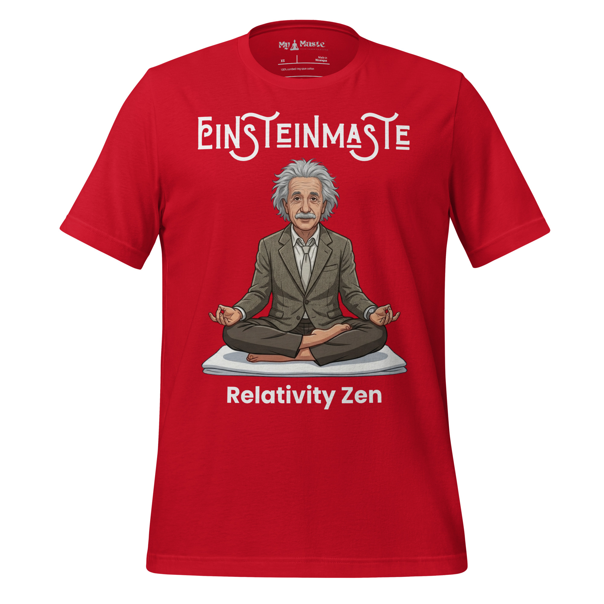 unisex-staple-t-shirt-red-front-6a4d8a032028f.jpg - My Maste