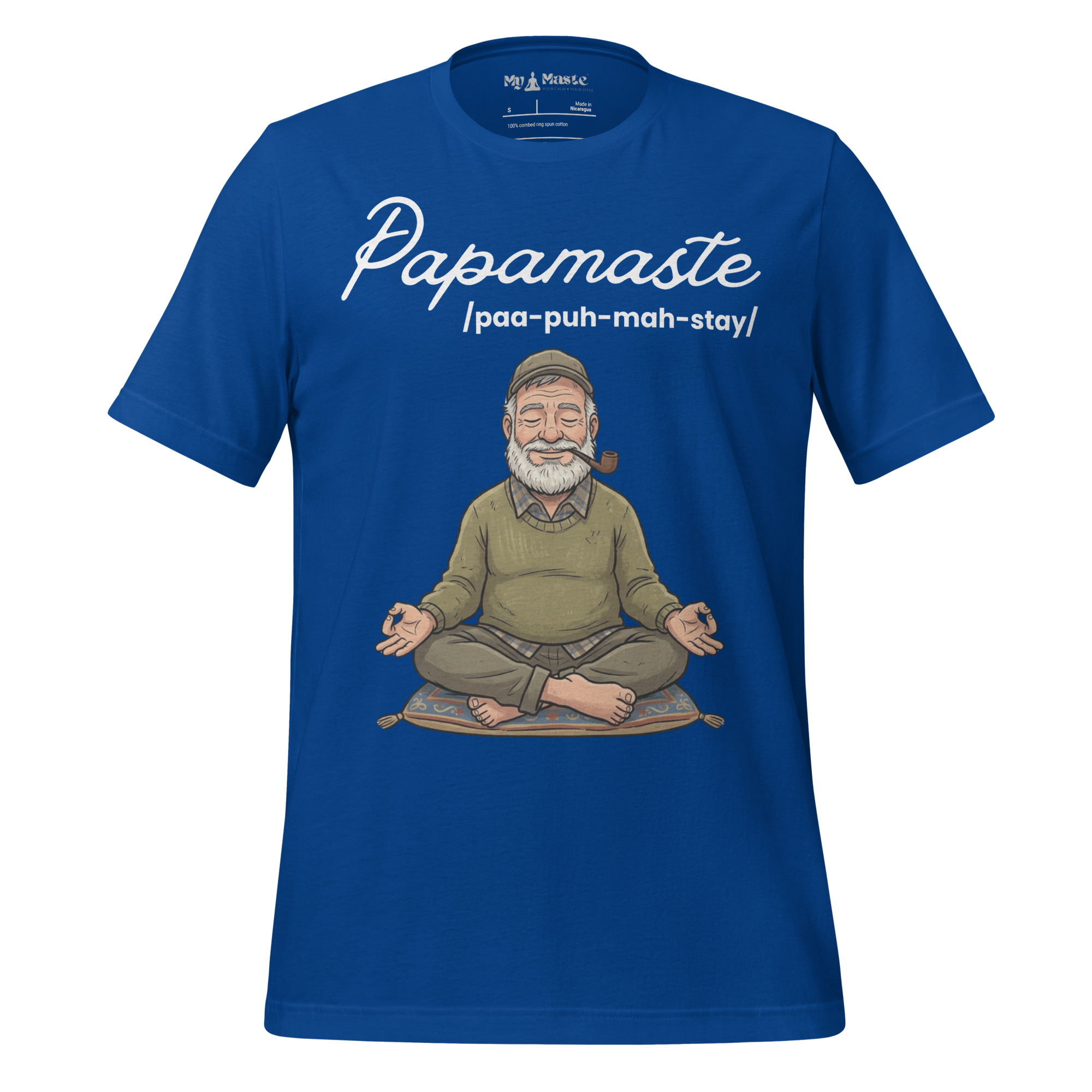 unisex-staple-t-shirt-true-royal-front-6a4d93a9b6ddb.jpg - My Maste