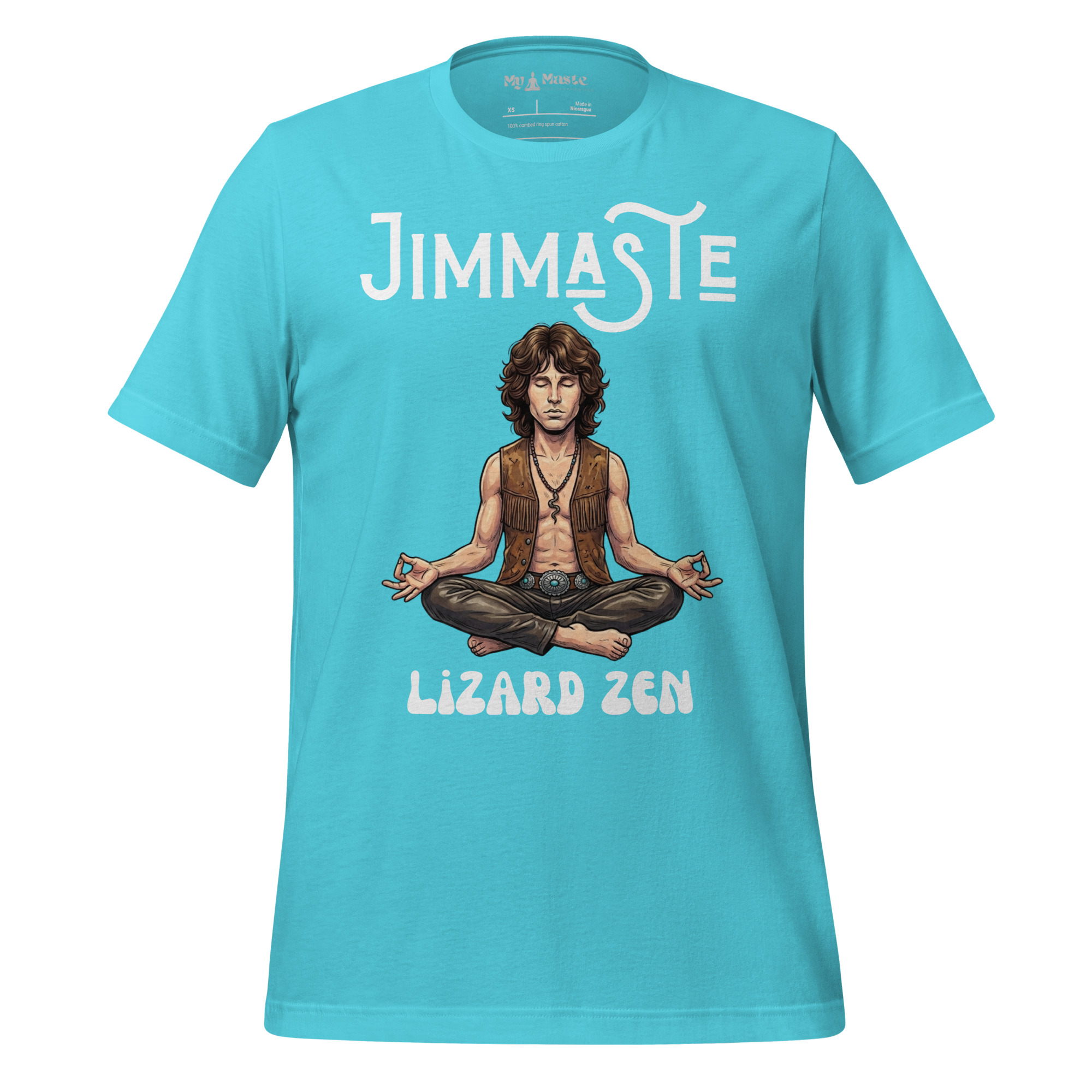 unisex-staple-t-shirt-turquoise-front-6a452f9cb3705.jpg - My Maste